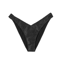 Bruna Bikini Bottom - Black / Glitter - 2023
